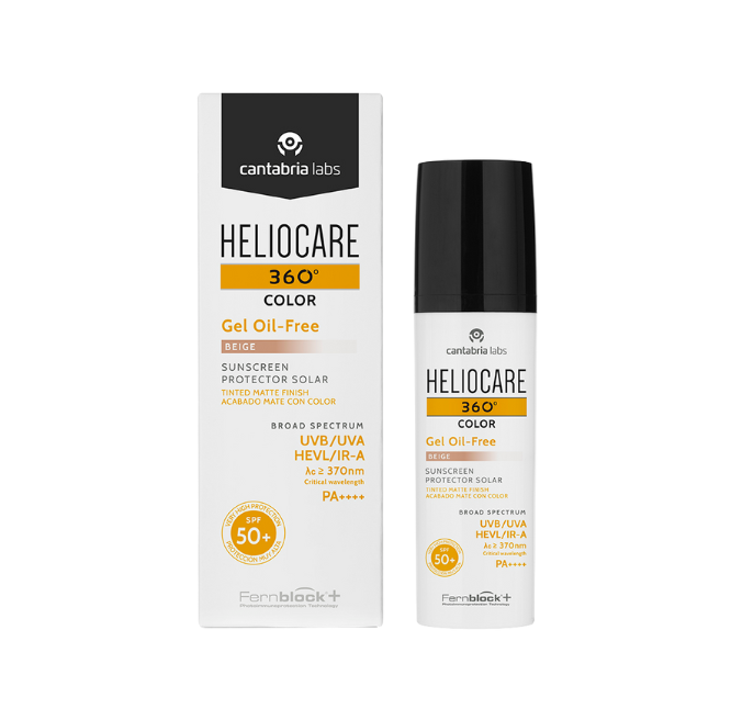 HELIOCARE 360 COLOR OIL-FREE APSAUGINIS GELIS SPF 50+, 50 ML (Beige)