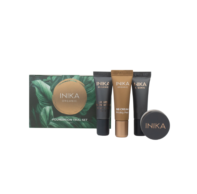 INIKA ORGANIC MAKIAŽO PAGRINDŲ BANDOMASIS RINKINYS - Light