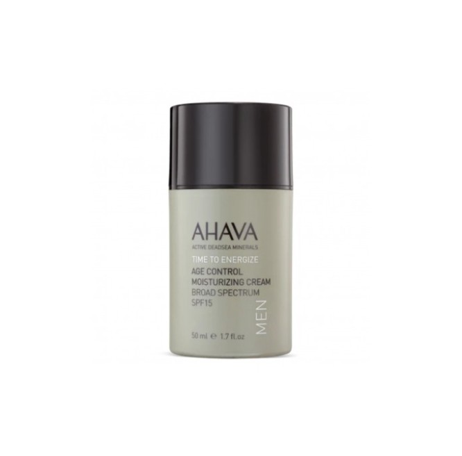 AHAVA MEN AGE CONTROL MOISTURIZING VEIDO KREMAS VYRAMS SPF15, 50 ML