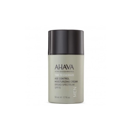 AHAVA MEN AGE CONTROL MOISTURIZING VEIDO KREMAS VYRAMS SPF15, 50 ML