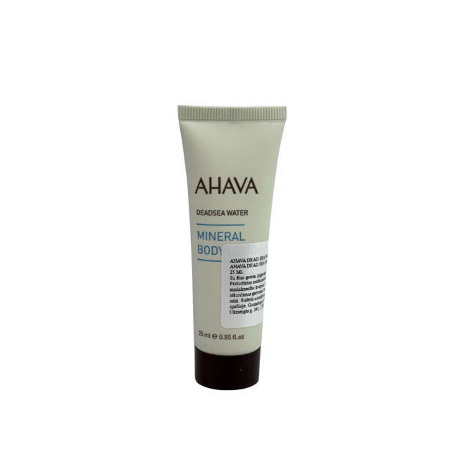 AHAVA DEADSEA WATER MINERALINIS KŪNO LOSJONAS, 25 ML