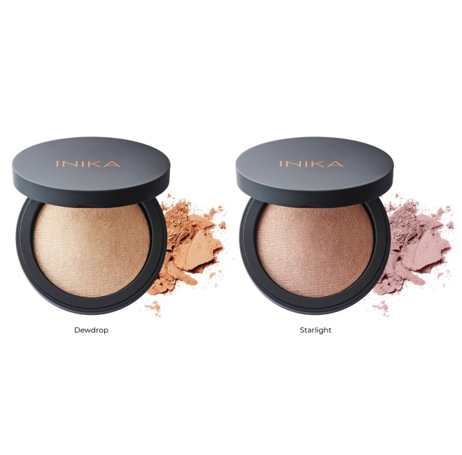 INIKA ORGANIC ŠVYTĖJIMO SUTEIKIANTI KOMPAKTINĖ PUDRA - Starlight, 8 g