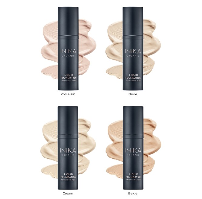 INIKA ORGANIC SKYSTAS MAKIAŽO PAGRINDAS PORCELAIN, 30 ML