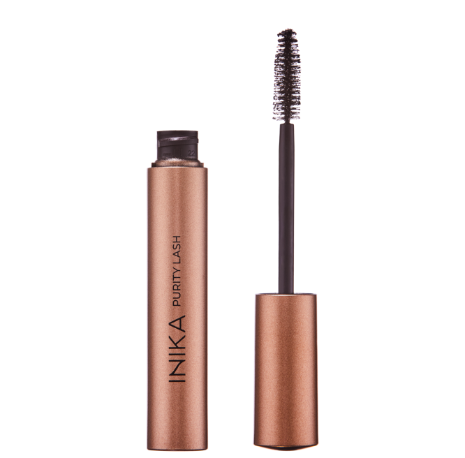 INIKA ORGANIC BLAKSTIENŲ TUŠAS JAUTRIOMS AKIMS BLACK,  8.5 ML