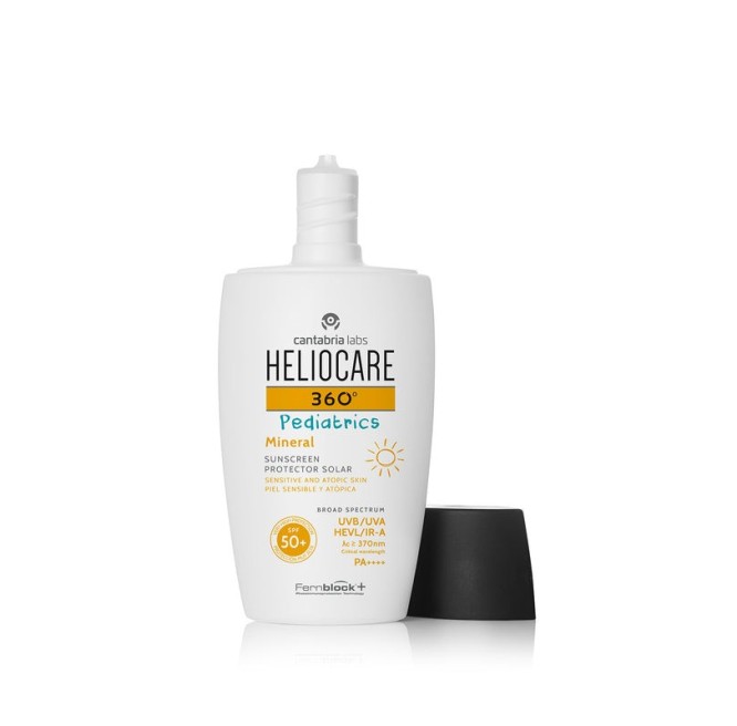 HELIOCARE 360 PEDIATRICS PRIEMONĖ SU MINERALINIAIS FILTRAIS VAIKAMS IR KŪDIKIAMS SPF50+, 50 ML
