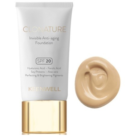 KEENWELL CLONATURE JAUNINANTIS MAKIAŽO PAGRINDAS SPF20, 30 ML (Nr.3)