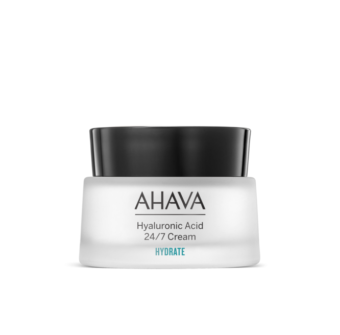 AHAVA HYDRATE 24/7 VEIDO KREMAS SU HIALURONO RŪGŠTIMI, 50 ML