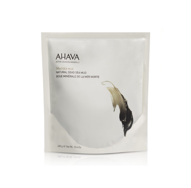 AHAVA DEAD SEA MUD NATŪRALUS NEGYVOSIOS JŪROS PURVAS, 400 G