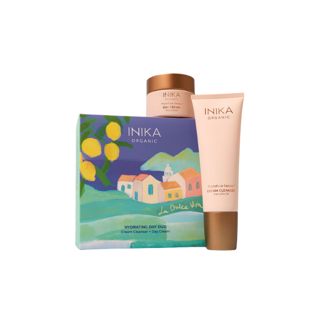 INIKA HYDRATING DAY SKIN DUO DOVANŲ RINKINYS